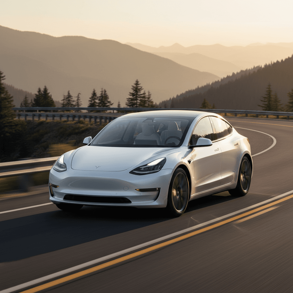 2025 Tesla Model 3 Long Range electric vehicle